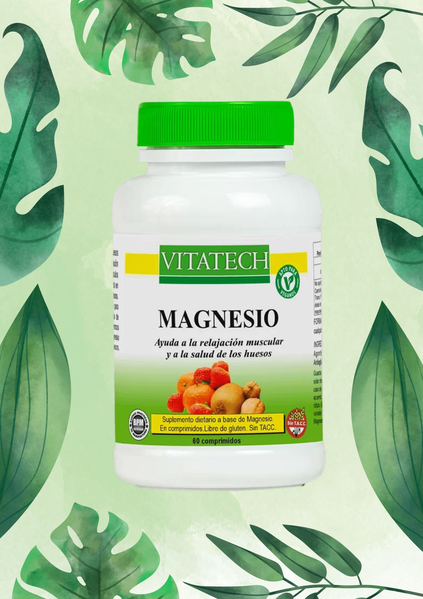 VITATECH MAGNESIO 60 COMP