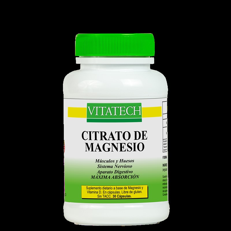 VITATECH CITRATO DE MAGNESIO 30 CAPS