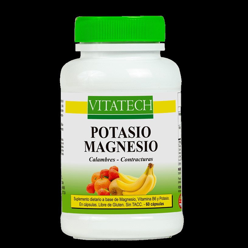 VITATECH POTASIO MAGNESIO 60 CAPS