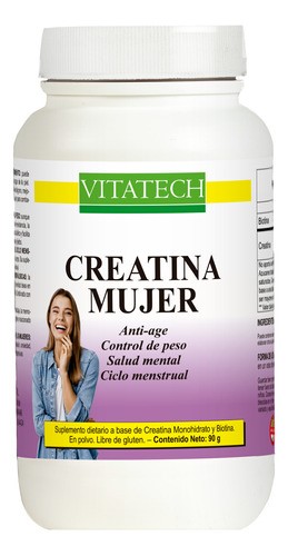 VITATECH CREATINA MUJER 90 GRS