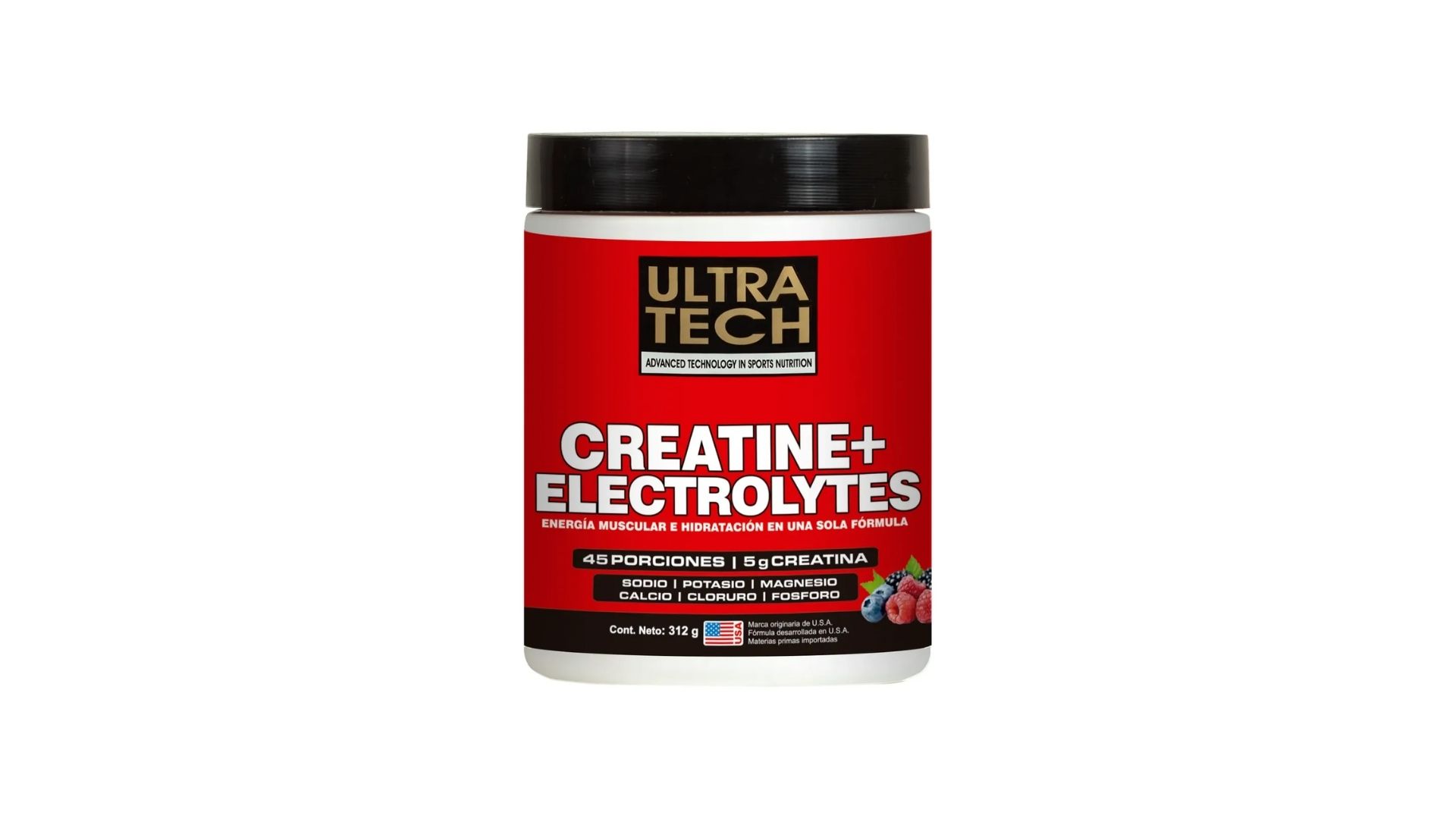 ULTRATECH CREATINA + ELECTROLYTES 312 GRS
