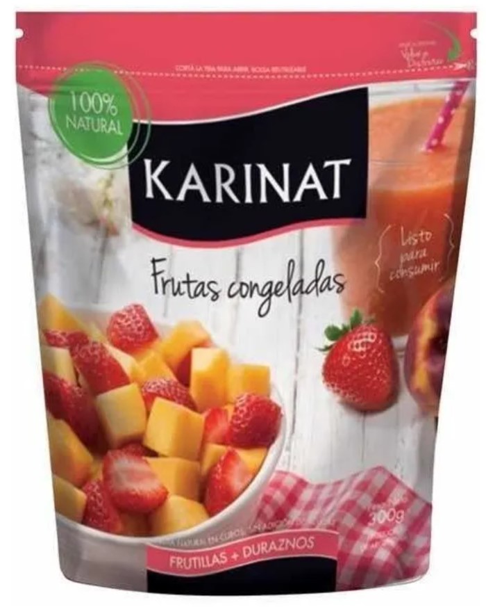 KARINAT FRUTILLA/DURAZNO DOYPACK 300 GRS