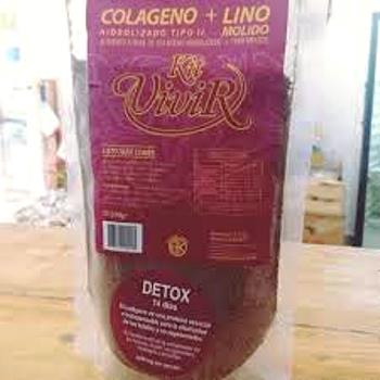 KIT VIVIR ESPIRULINA PROTEINA 80 % POTE 60 GRS