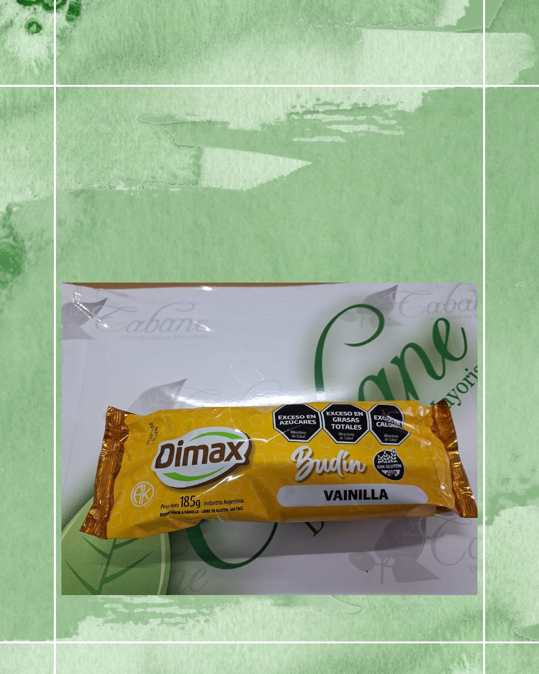 DIMAX BUDIN VAINILLA 185 GRS