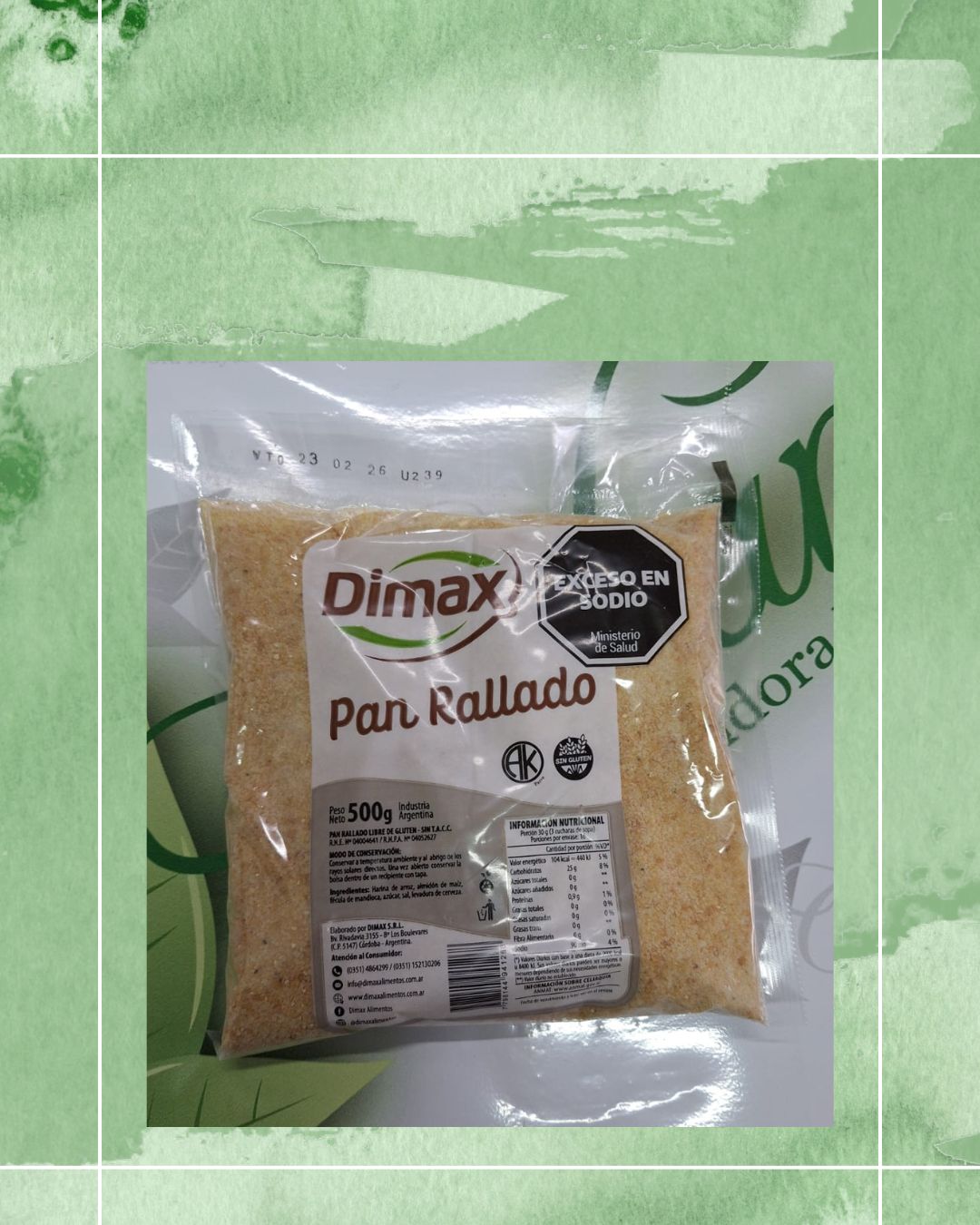 DIMAX PAN RALLADO 500 GRS