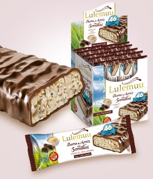 Lulemuu BARRITAS DE ARROZ CHOCOLATE 20 unid