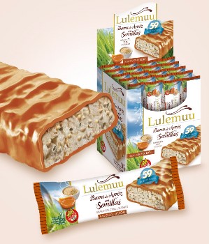 Lulemuu BARRITA DE ARROZ C/DULCE DE LECHE 20 unid