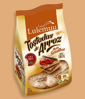 Lulemuu TOSTADAS DE ARROZ MULTISEMILLAS 120 grs