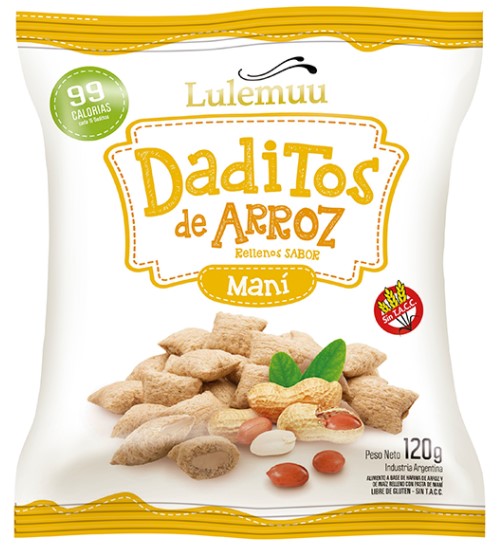 LULEMUU DADITOS SABOR MANI 120GRS