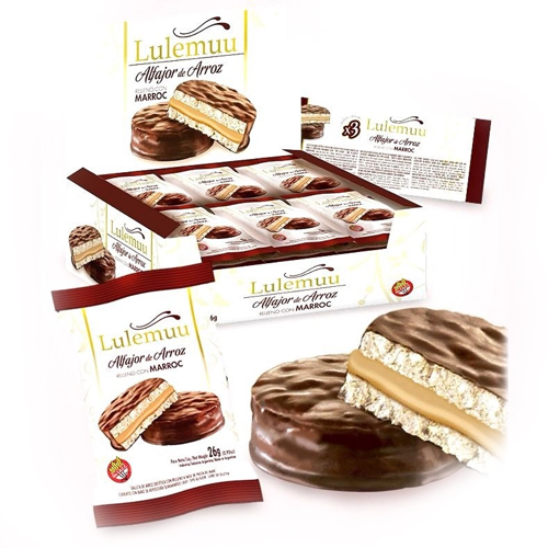 Lulemuu ALFAJOR ARROZ MARROC 12 unid