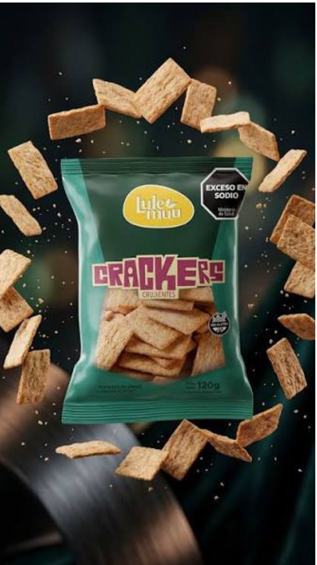 LULEMUU CRACKERS 120 GRS