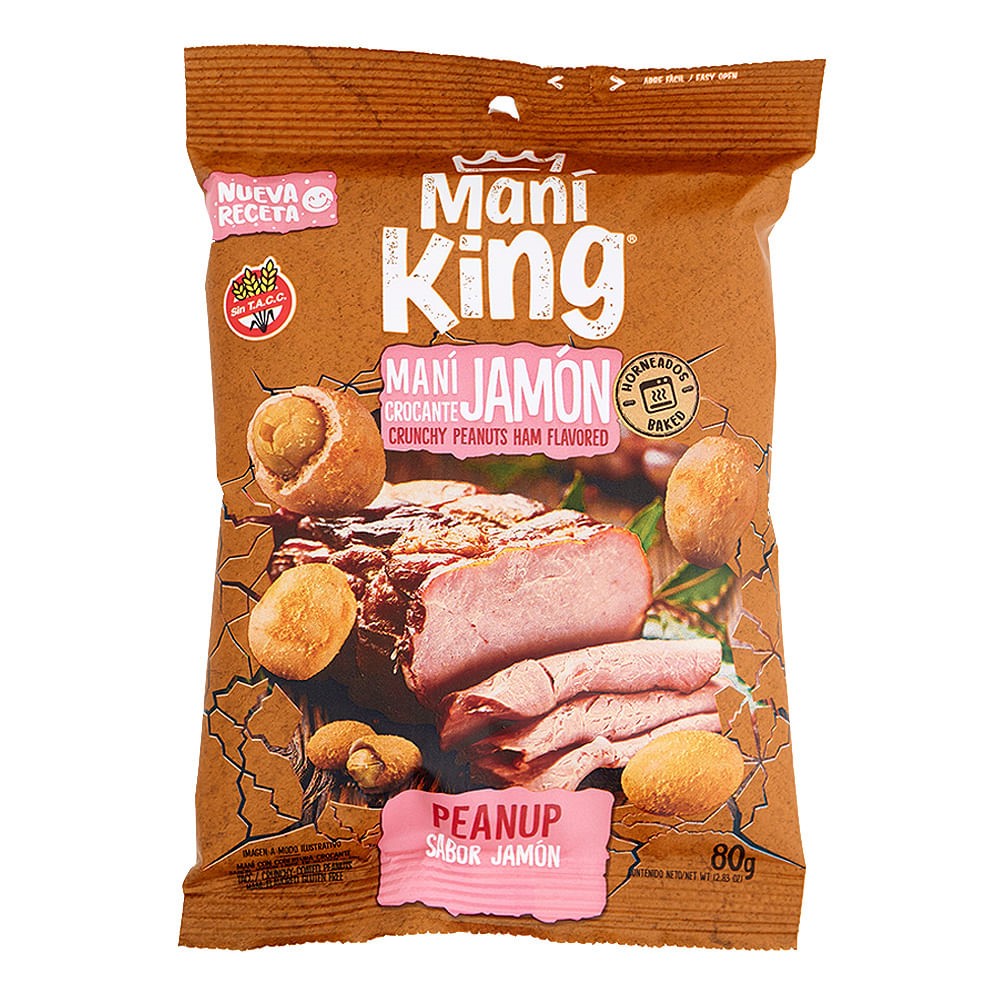 MANI KING MANI CROCANTE JAMON 80 GRS