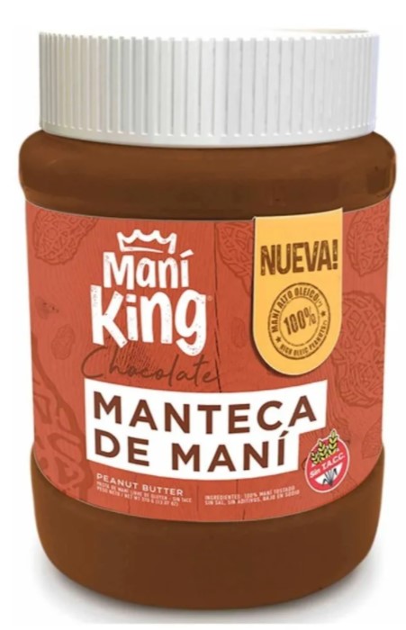 MANI KING MANTECA DE MANI CON CHOC 350 GRS