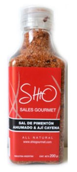 Shio SAL DE PIMENTON AHUMADO Y AJI CAYENA 200grs