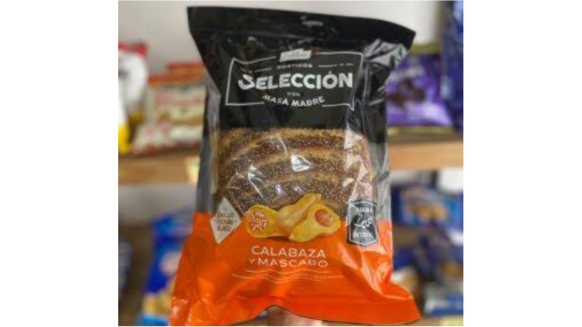 LA FRANCIA PAN RUSTICO SELECC CALABAZA Y MASCABO 560 GRS