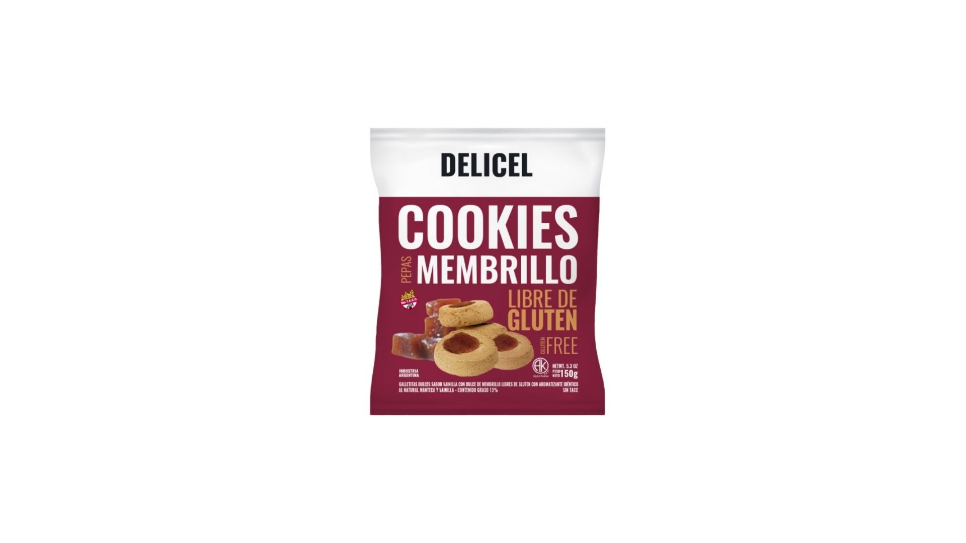 DeliCel PEPAS DE MEMBRILLO 200 grs