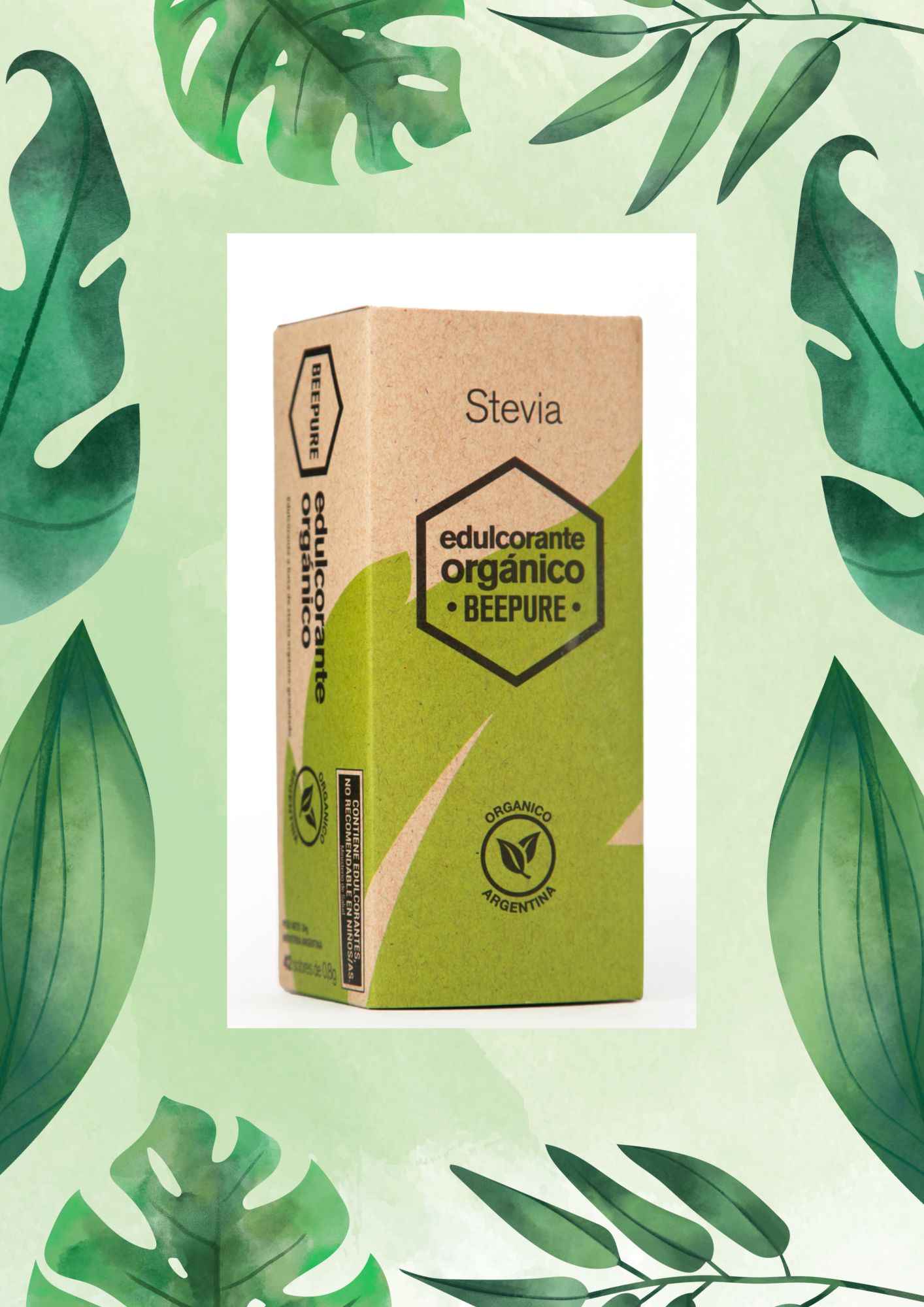 BEE PURE EDULCORANTE STEVIA 400 SOBRES