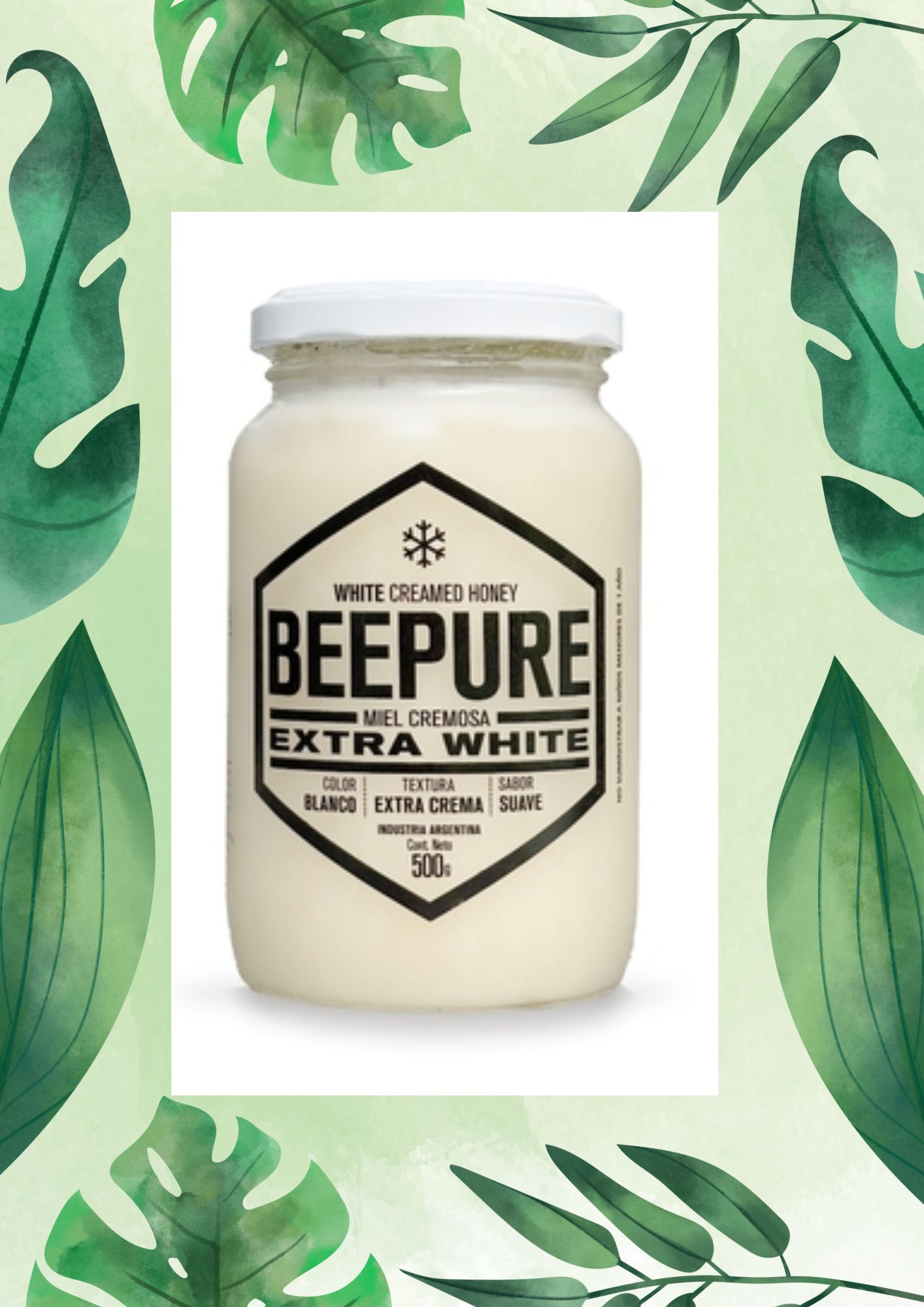 BEE PURE MIEL EXTRA WHITE 500 GRS