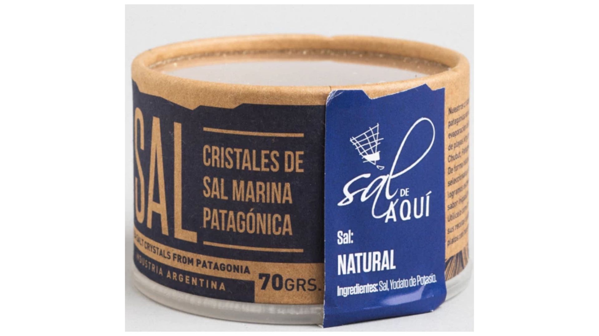 SAL DE AQUI SAL MARINA CRISTALES NATURAL 70 GRS