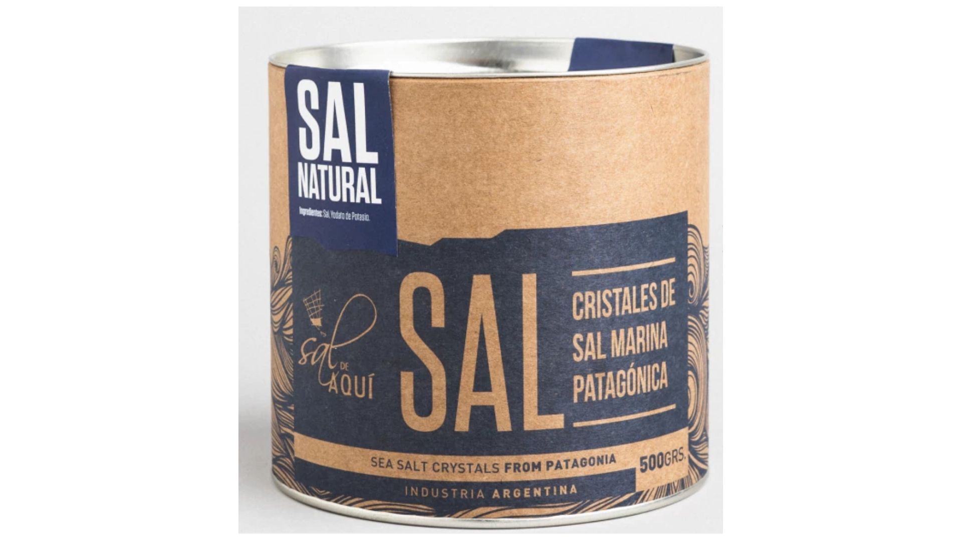 SAL DE AQUI SAL MARINA CRISTALES NATURAL 500 GRS