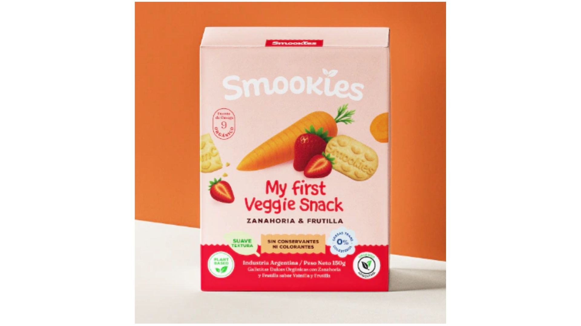 SMOOKIES ZANAHORIA & FRUTILLA 150 GRS