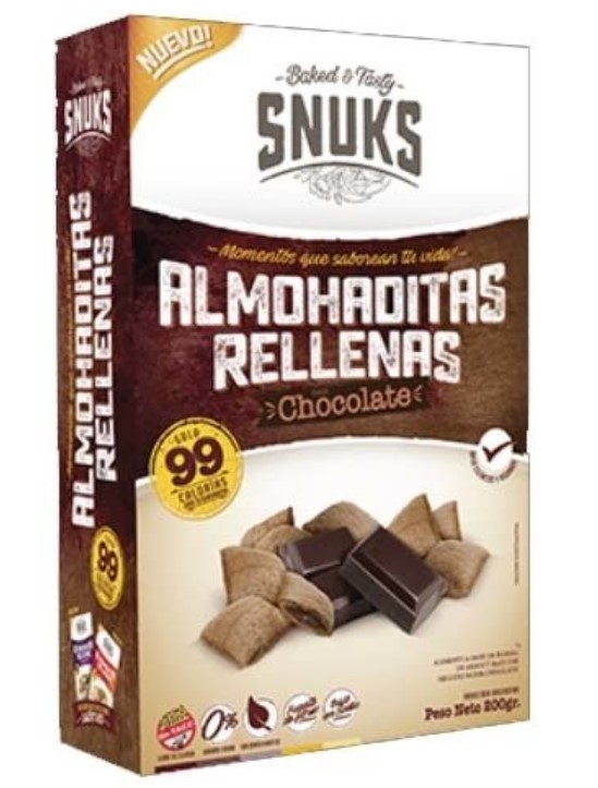 Lasfor SNUKS ALMOHADITAS CHOCOLATE 240 grs