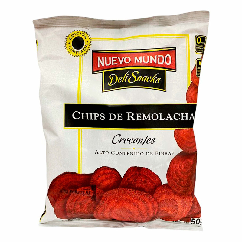 NUEVO MUNDO CHIPS DE REMOLACHA 50 GRS