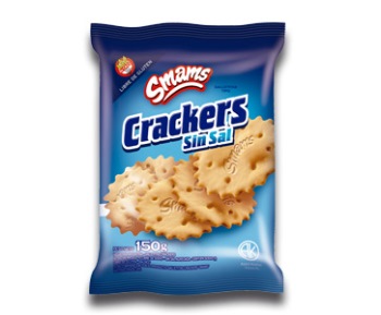 Smams CRACKERS S/SAL 150 grs