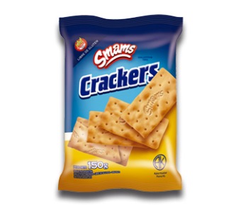 Smams CRACKERS C/SAL 150 grs