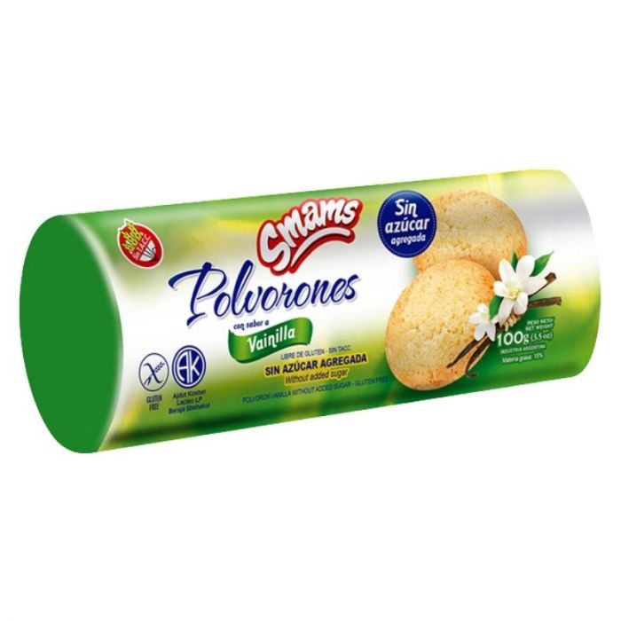 SMAMS POLVORONES VAINILLA S/A 100 GRS