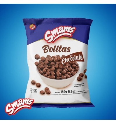 SMAMS CEREAL BOLITAS DE CHOCOLATE 150 GRS