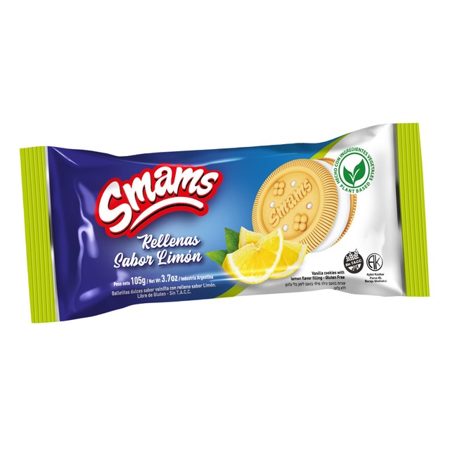 SMAMS RELLENAS LIMON A BASE DE PLANTAS 105 GRS