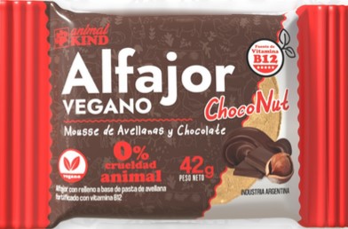 ANIMAL KIND ALFAJOR AVELLANAS 18 UNID