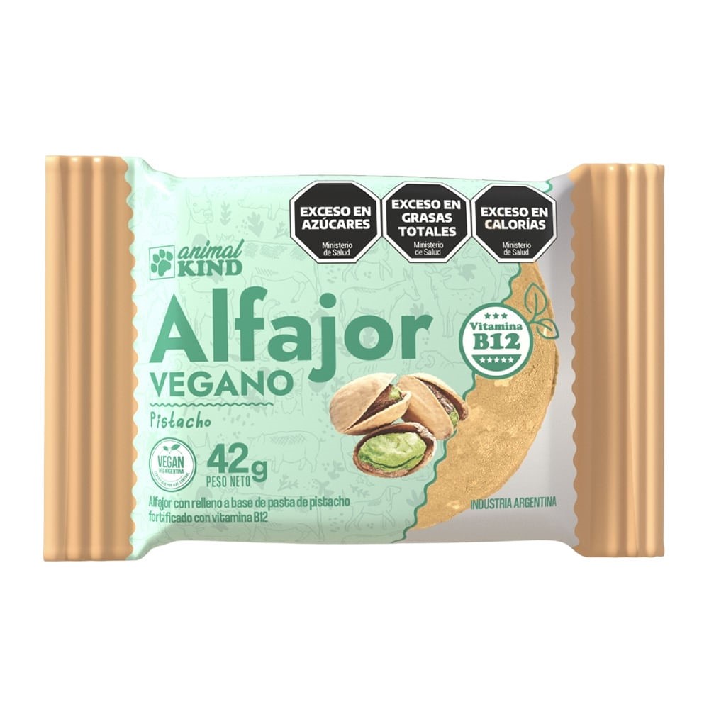 ANIMAL KIND ALFAJOR PISTACHO 18 UNID