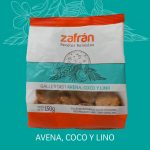 Zafran GALLETITAS AVENA COCO LINO 150 grs