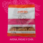 Zafran GALLETITAS AVENA PASAS Y CHIA 150 grs