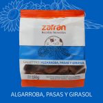 Zafran GALLETITAS ALGARROBA PASAS GIRASOL 150 grs
