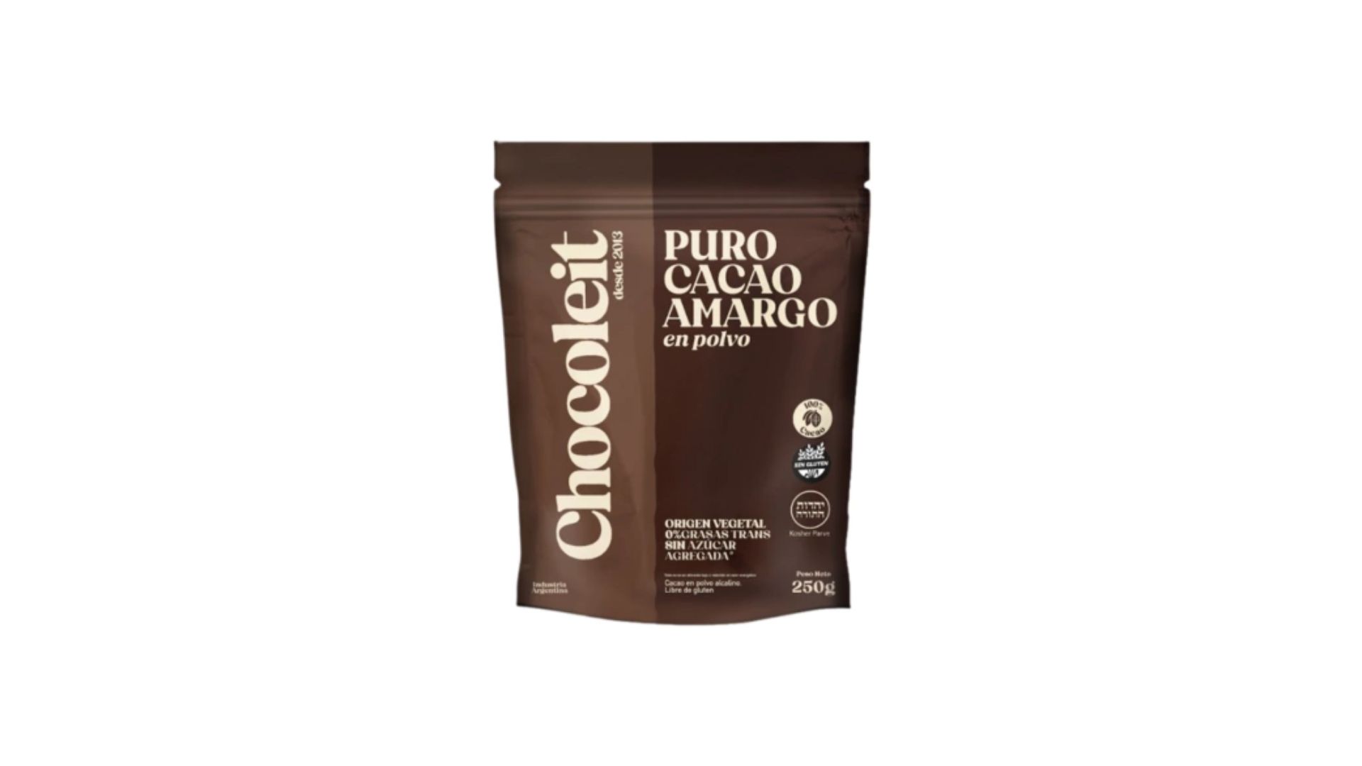 CHOCOLEIT CACAO AMARGO 250 GRS