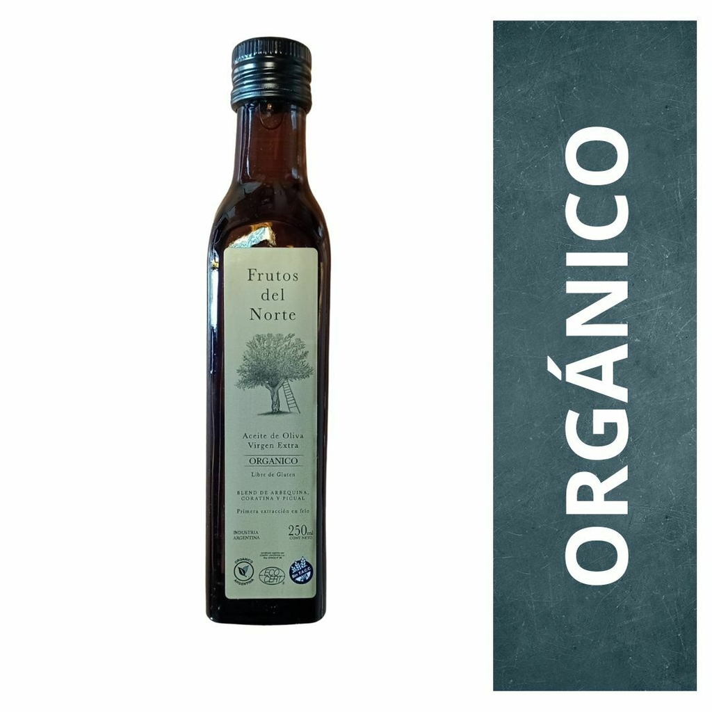 FRUTOS DEL NORTE ACEITE DE OLIVA VIRGEN EXTRA ORG 250 ML