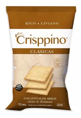 Crisppino GALLETA DE ARROZ CLASICAS 100 grs