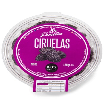 KOS FOOD CIRUELA S/CAR 100 GRS