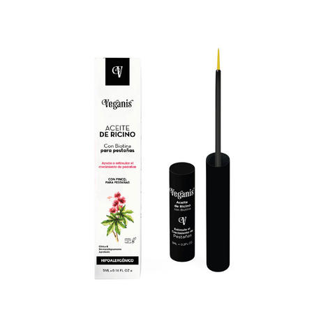 VEGANIS ACEITE DE RICINO PARA PESTAÑAS 5 ML