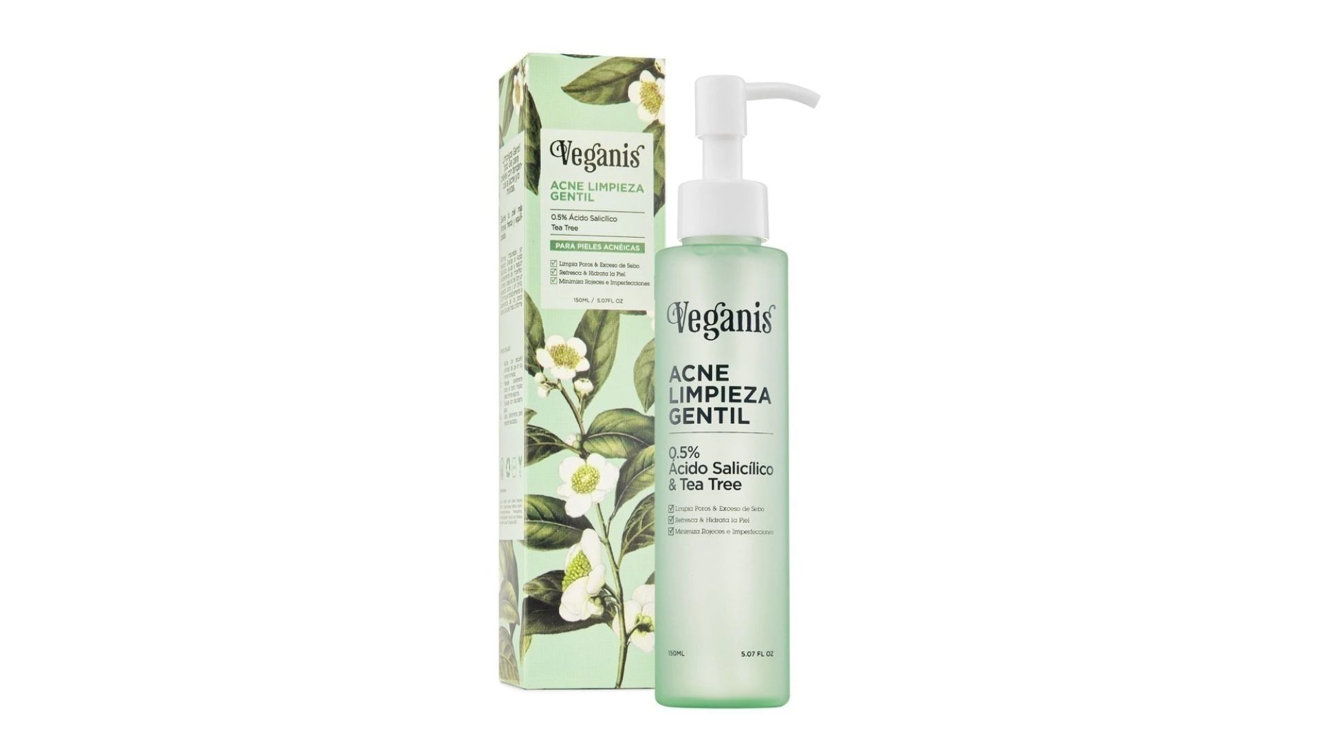 VEGANIS GEL ACNE LIMPIEZA 150 ML