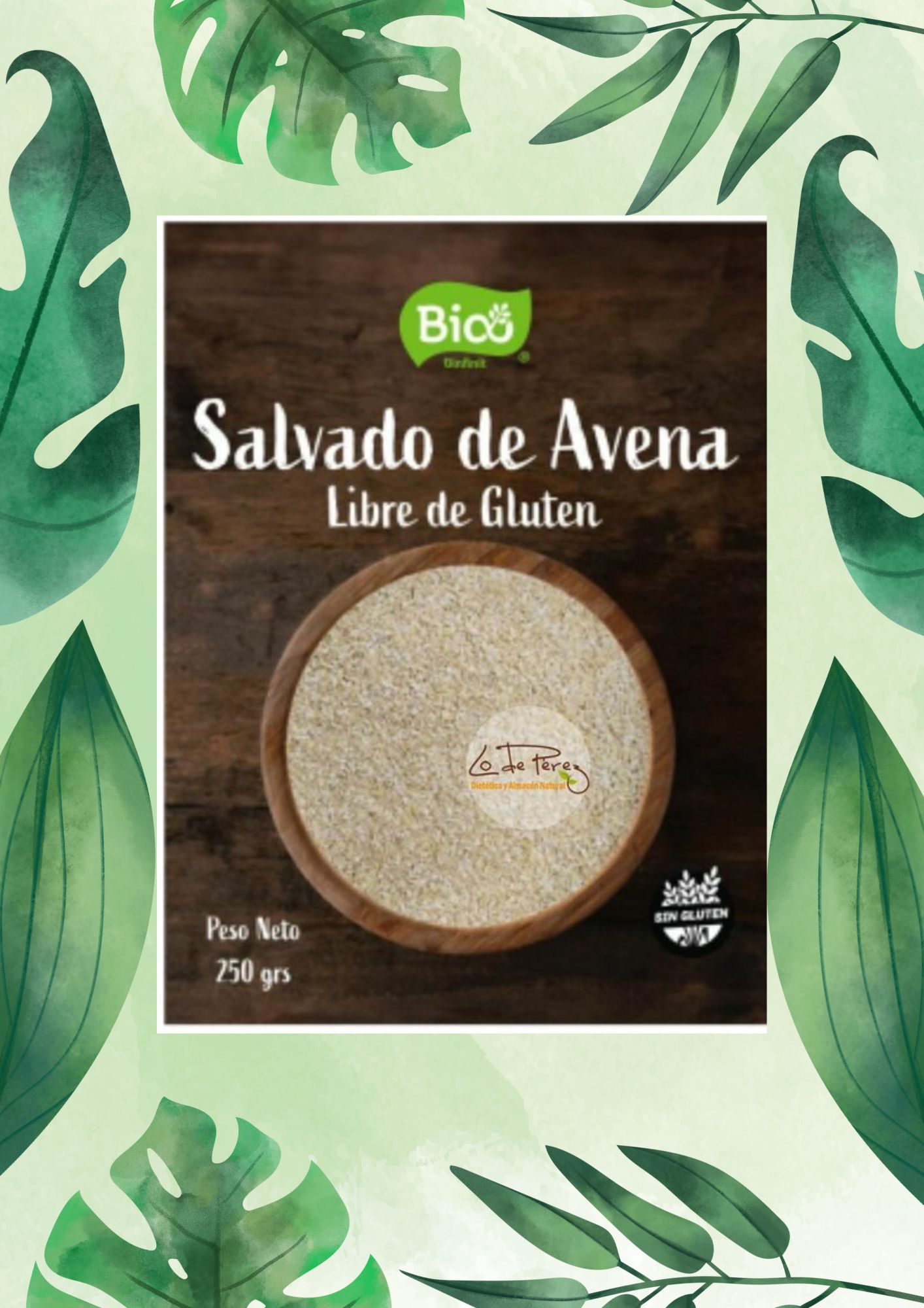 BIOO SALVADO DE AVENA 250 GRS