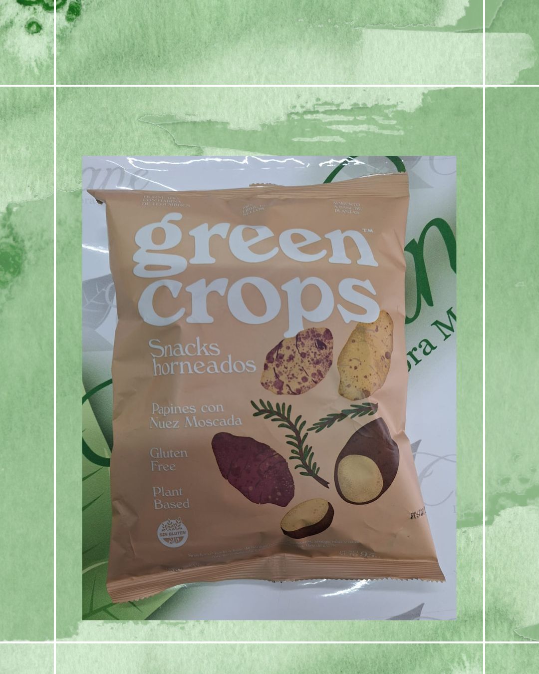 GREEN CROPS SNACK PAPINES 95 GRS