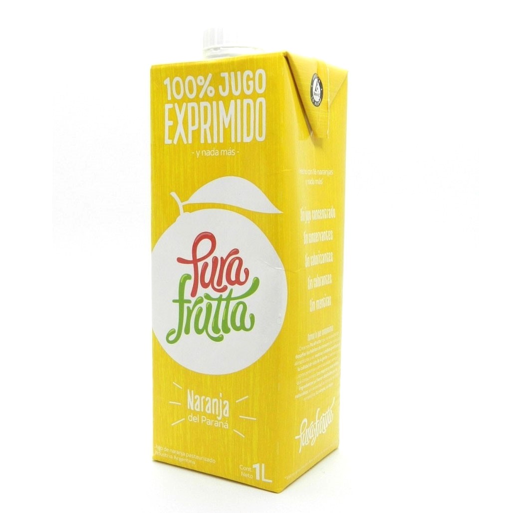 PURA FRUTTA JUGO NARANJA LITORAL 1 LTS
