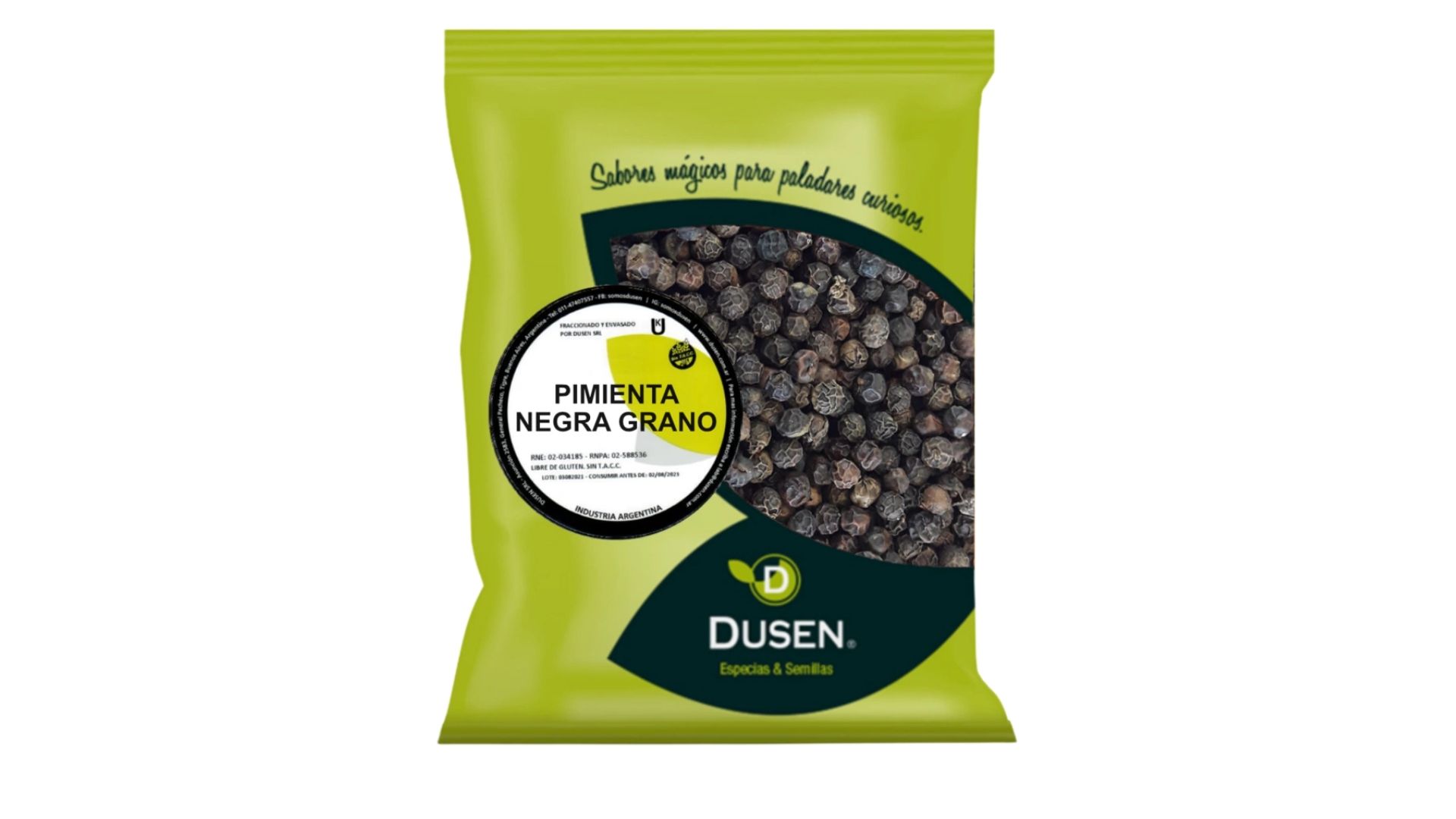 DUSEN PIMIENTA NEGRA GRANO 1 KG