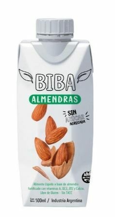 BIBA LECHE DE ALMENDRAS 500 ML