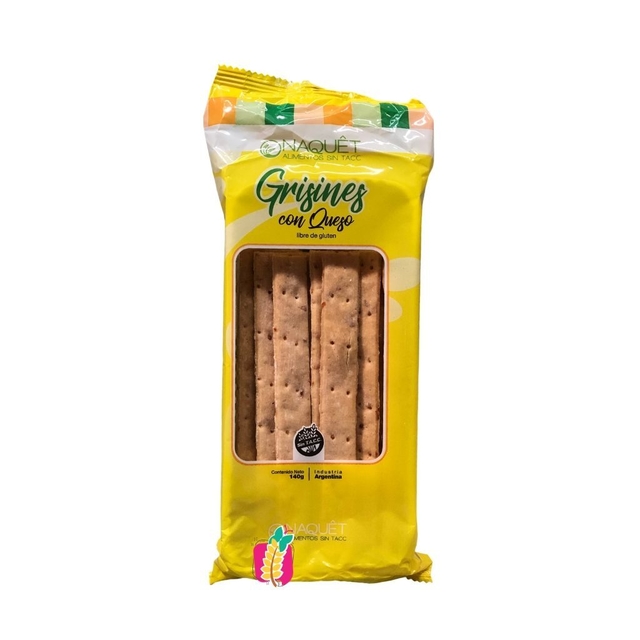 NAQUET GRISINES CON QUESO 140 GRS