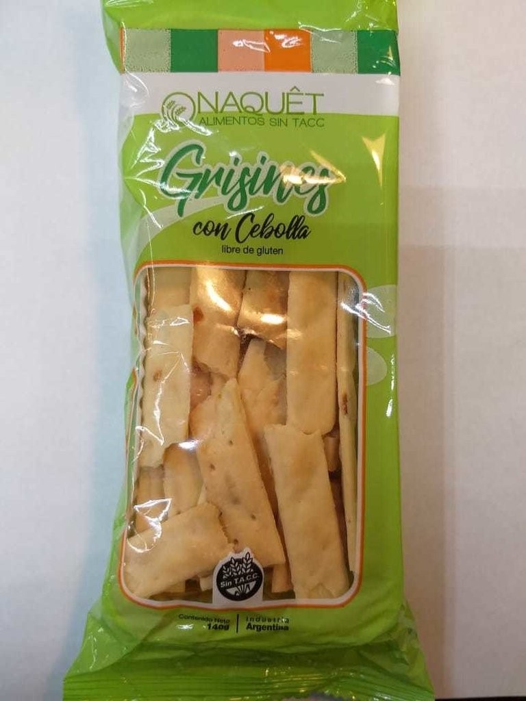 NAQUET GRISINES CON CEBOLLA 140 GRS